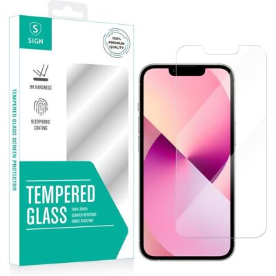 SiGN Screen Protector Tempered Glass for iPhone 13 Mini (Apple iPhone 13 mini), Smartphone Schutzfolie SiGN Screen Protector Tempered Glass for iPhone 13 Mini (Apple iPhone 13 mini), Smartphone Schutzfolie