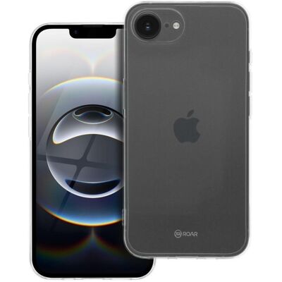 Roar Back panel cover Jelly Case - for Iphone 16e transparent (Apple iPhone 16e), Smartphone Hülle, Transparent Roar Back panel cover Jelly Case - for Iphone 16e transparent (Apple iPhone 16e), Smartphone Hülle, Transparent