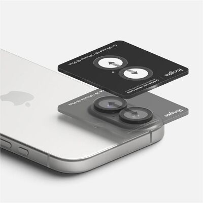 Ringke iPhone 16 Kameraobjektivrahmen Glas - 2er Pack Ringke iPhone 16 Kameraobjektivrahmen Glas - 2er Pack