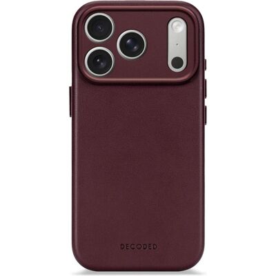 Decoded Leather Backcover (Apple iPhone 17 Pro), Smartphone Hülle, Rot Decoded Leather Backcover (Apple iPhone 17 Pro), Smartphone Hülle, Rot