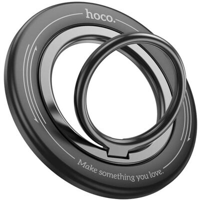 Hoco Auto holder magnetic mobile phone ring holder GH3 black, Smartphone Halterung, Schwarz Hoco Auto holder magnetic mobile phone ring holder GH3 black, Smartphone Halterung, Schwarz