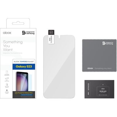Samsung S23 Panzerglas - 9H, Transparent - Displayschutz Samsung S23 Panzerglas - 9H, Transparent - Displayschutz