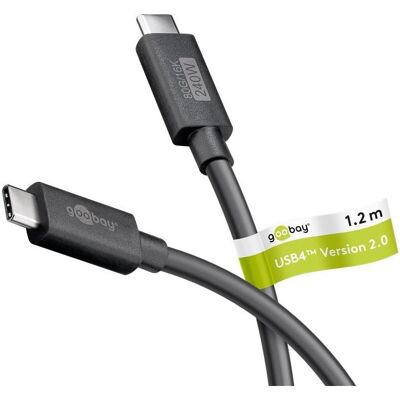Goobay USB C — USB C (1.20 m, 240 W), USB Kabel Goobay USB C — USB C (1.20 m, 240 W), USB Kabel