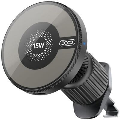 xO Autohalterung magnetisch CX025 mit drahtlosem induktivem Ladegerät 15W schwarz Luftauslass, Smartphone Halterung, Schwarz xO Autohalterung magnetisch CX025 mit drahtlosem induktivem Ladegerät 15W schwarz Luftauslass, Smartphone Halterung, Schwarz