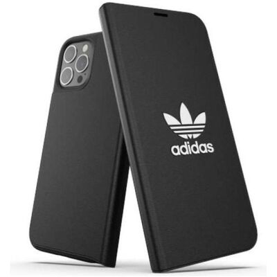 Adidas Booklet Case Basic (Apple iPhone 12 Pro Max), Smartphone Hülle, Schwarz Adidas Booklet Case Basic (Apple iPhone 12 Pro Max), Smartphone Hülle, Schwarz