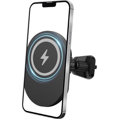 INNE Forever MS magnetic car holder for air vent US-K-MS with wireless charger, Smartphone Halterung, Schwarz INNE Forever MS magnetic car holder for air vent US-K-MS with wireless charger, Smartphone Halterung, Schwarz