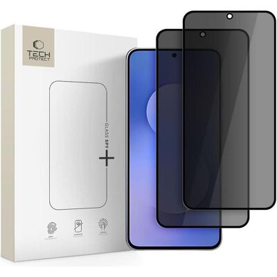 Tech-Protect Glass Spy+ 2er-Pack Sichtschutzglas für Samsung Galaxy S25 FE (2 Stk., Samsung Galaxy S25 FE), Smartphone Schutzfolie, Transparent Tech-Protect Glass Spy+ 2er-Pack Sichtschutzglas für Samsung Galaxy S25 FE (2 Stk., Samsung Galaxy S25 FE), Smartphone Schutzfolie, Transparent
