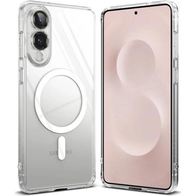 Ringke Fusion Magnetic MagSafe Case für Samsung Galaxy S25 Edge - Transparent (Samsung Galaxy S25 Edge), Smartphone Hülle, Transparent Ringke Fusion Magnetic MagSafe Case für Samsung Galaxy S25 Edge - Transparent (Samsung Galaxy S25 Edge), Smartphone Hülle, Transparent