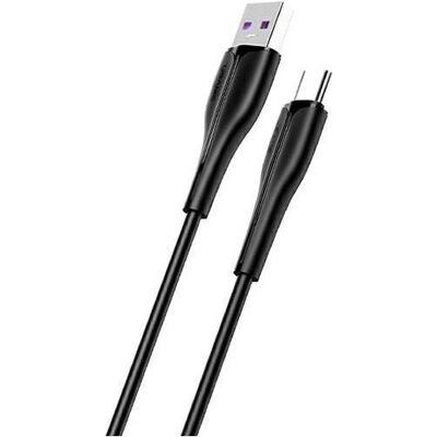 Usams Kabel U38 USB-C 5A Fast Charge for OPPO/HUAWEI 1m czarny/black SJ376USB01 (US-SJ376) (1 m), USB Kabel Usams Kabel U38 USB-C 5A Fast Charge for OPPO/HUAWEI 1m czarny/black SJ376USB01 (US-SJ376) (1 m), USB Kabel