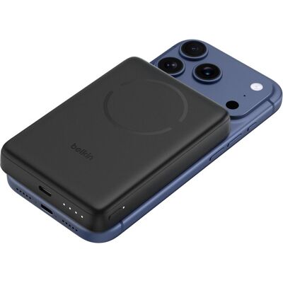 Belkin Boostcharge Slim Magn Powerbank (10000 mAh, 30 W, 37 Wh), Powerbank, Schwarz Belkin Boostcharge Slim Magn Powerbank (10000 mAh, 30 W, 37 Wh), Powerbank, Schwarz