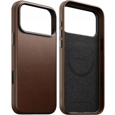 Nomad Traditional Leather Case (Apple iPhone 17 Pro Max), Smartphone Hülle, Bronze, Braun Nomad Traditional Leather Case (Apple iPhone 17 Pro Max), Smartphone Hülle, Bronze, Braun