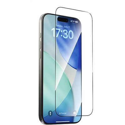 Devia Star Series Schutzglas für das iPhone 18 Pro – schwarzer Rahmen (Apple iPhone 18 Pro), Smartphone Schutzfolie, Schwarz Devia Star Series Schutzglas für das iPhone 18 Pro – schwarzer Rahmen (Apple iPhone 18 Pro), Smartphone Schutzfolie, Schwarz