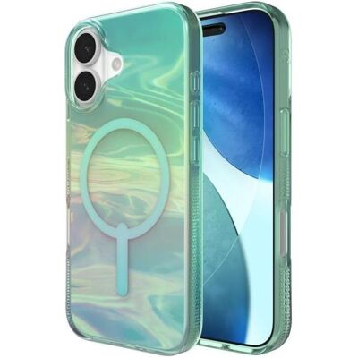 Zagg Case für Apple iPhone 17 Milan Snap iridescent oil slick (Apple iPhone 17), Smartphone Hülle, Grün, Mehrfarbig Zagg Case für Apple iPhone 17 Milan Snap iridescent oil slick (Apple iPhone 17), Smartphone Hülle, Grün, Mehrfarbig