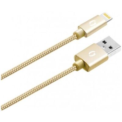 Aligator PREMIUM kabel, Lightning, zlatý (2 m, USB 3.2 Gen 1), USB Kabel Aligator PREMIUM kabel, Lightning, zlatý (2 m, USB 3.2 Gen 1), USB Kabel