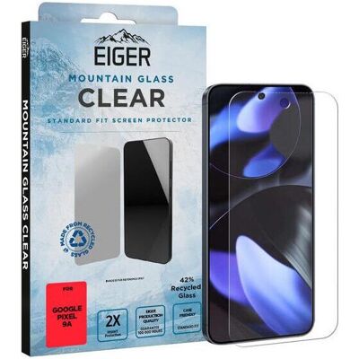 Eiger Display-Glas Standard Fit Mountain Glass Clear (Google Pixel 9a), Smartphone Schutzfolie, Transparent Eiger Display-Glas Standard Fit Mountain Glass Clear (Google Pixel 9a), Smartphone Schutzfolie, Transparent
