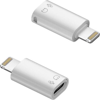 PowerGuard Lightning USB-C Headphone Adapter Charge & Data OTG (Lightning, USB-C), Mobilgerät Adapter, Weiss PowerGuard Lightning USB-C Headphone Adapter Charge & Data OTG (Lightning, USB-C), Mobilgerät Adapter, Weiss