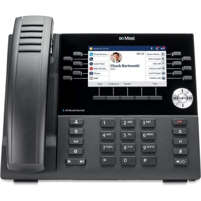 Mitel 6930w IP Phone, Telefon, Schwarz Mitel 6930w IP Phone, Telefon, Schwarz