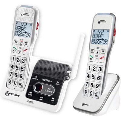 Geemarc amplidect 595-2 U.L.E. duo, Telefon, Weiss Geemarc amplidect 595-2 U.L.E. duo, Telefon, Weiss
