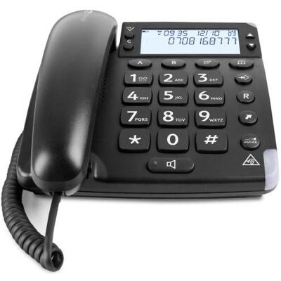 Doro Magna 4000 - Analoges Telefon - Kabelgebundenes Mobilteil - Freisprecheinrichtun, Telefon, Schwarz Doro Magna 4000 - Analoges Telefon - Kabelgebundenes Mobilteil - Freisprecheinrichtun, Telefon, Schwarz