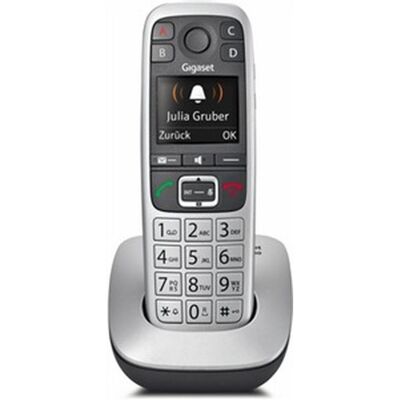 Siemens Gigaset E560 international inkl. dt. Anschlusskabel, Telefon, Grau, Silber, Schwarz Siemens Gigaset E560 international inkl. dt. Anschlusskabel, Telefon, Grau, Silber, Schwarz