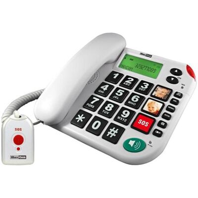 Maxcom KXT481 SOS-Seniorentelefon mit, Telefon, Weiss Maxcom KXT481 SOS-Seniorentelefon mit, Telefon, Weiss