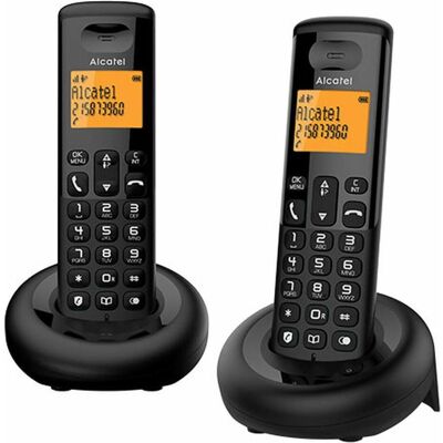 Alcatel E160 Duo Schwarz Schnurloses DECT-Telefon, Telefon, Schwarz Alcatel E160 Duo Schwarz Schnurloses DECT-Telefon, Telefon, Schwarz