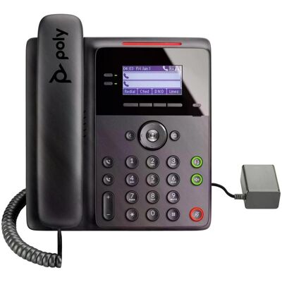 HP Poly Edge IP PH w/PSU EMEA-INTL Engl, Telefon, Schwarz HP Poly Edge IP PH w/PSU EMEA-INTL Engl, Telefon, Schwarz