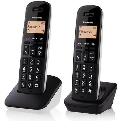 Panasonic KX-TGB612JTW, Telefon, Schwarz, Weiss Panasonic KX-TGB612JTW, Telefon, Schwarz, Weiss
