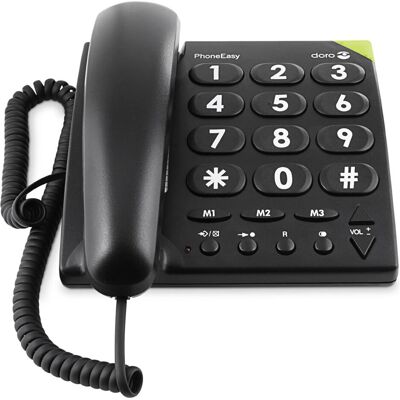 Doro PhoneEasy 311c, Telefon, Schwarz Doro PhoneEasy 311c, Telefon, Schwarz