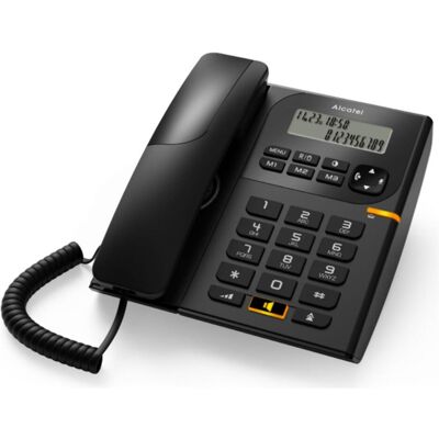 Alcatel T58 Schwarzes Festnetztelefon - Telefon Alcatel T58 Schwarzes Festnetztelefon - Telefon