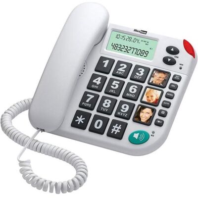 Maxcom Telefon stacjonarny KXT 480 Biały, Telefon, Weiss Maxcom Telefon stacjonarny KXT 480 Biały, Telefon, Weiss
