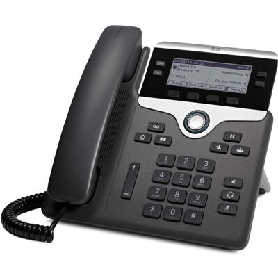Cisco Systems IP Phone 7841, Telefon, Silber, Schwarz Cisco Systems IP Phone 7841, Telefon, Silber, Schwarz