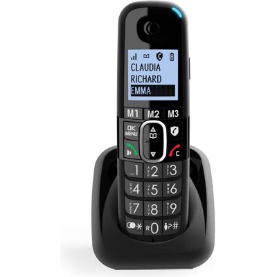 amplicom BigTel 1582, Telefon, Schwarz amplicom BigTel 1582, Telefon, Schwarz