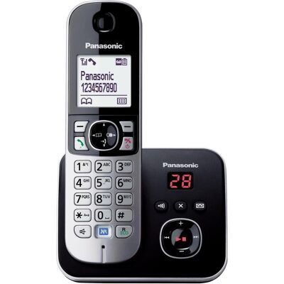 Panasonic KX-TG6821, Telefon, Schwarz Panasonic KX-TG6821, Telefon, Schwarz