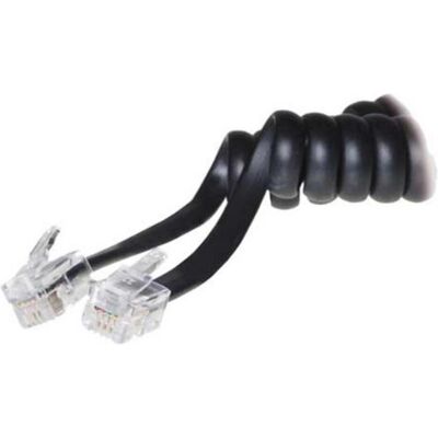 S-Conn Hörerkabel gewendelt 10,0 m Western/Western 4/4 (RJ10) schw., Telefon Zubehör S-Conn Hörerkabel gewendelt 10,0 m Western/Western 4/4 (RJ10) schw., Telefon Zubehör