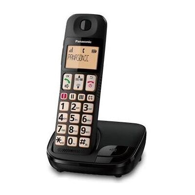 Panasonic KX-TGE310SPB - DECT-telefoon - Nummerherkenning - Zwart, Telefon, Schwarz Panasonic KX-TGE310SPB - DECT-telefoon - Nummerherkenning - Zwart, Telefon, Schwarz