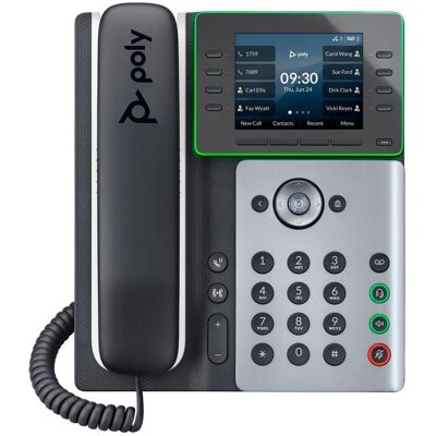 HP Poly Edge E300, Telefon, Schwarz, Silber HP Poly Edge E300, Telefon, Schwarz, Silber