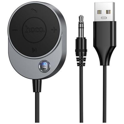 Hoco BT Receiver E150, Grey (Empfänger), Bluetooth Audio Adapter, Grau Hoco BT Receiver E150, Grey (Empfänger), Bluetooth Audio Adapter, Grau