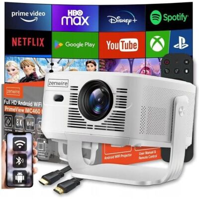 Zenwire Projektor PrimeView IMC460 Pro, Beamer, Weiss Zenwire Projektor PrimeView IMC460 Pro, Beamer, Weiss