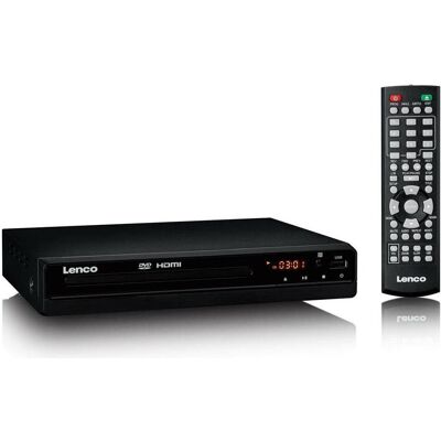 Lenco DVD-Player DVD-121BK USB, mit HDMI, LED Display (DVD Player), Blu-ray Player + DVD Player, Schwarz Lenco DVD-Player DVD-121BK USB, mit HDMI, LED Display (DVD Player), Blu-ray Player + DVD Player, Schwarz