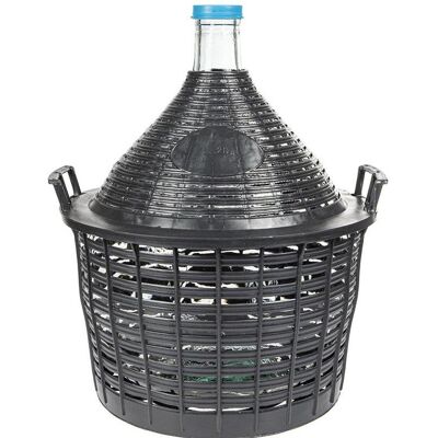 Browin Demijohn - 20 L - Kunststoffkorb - Weinballon Browin Demijohn - 20 L - Kunststoffkorb - Weinballon