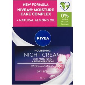NIVEA, Gesichtscreme, Nourishing Regenerating Night Cream For Dry And Sensitive Skin 50 Ml Aqua Effect (50 ml, Nachtcreme) NIVEA, Gesichtscreme, Nourishing Regenerating Night Cream For Dry And Sensitive Skin 50 Ml Aqua Effect (50 ml, Nachtcreme)