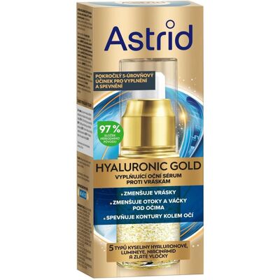 Astrid, Augenpflege, Hyaluronic Gold Anti-Wrinkle Eye Serum 15 Ml (Augenpflege Serum, Nacht, Tag, 15 ml) Astrid, Augenpflege, Hyaluronic Gold Anti-Wrinkle Eye Serum 15 Ml (Augenpflege Serum, Nacht, Tag, 15 ml)