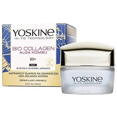 Yoskine, Gesichtscreme, Bio Collagen 60+ lifting anti-wrinkle night cream 50ml (50 ml, Nachtcreme) Yoskine, Gesichtscreme, Bio Collagen 60+ lifting anti-wrinkle night cream 50ml (50 ml, Nachtcreme)