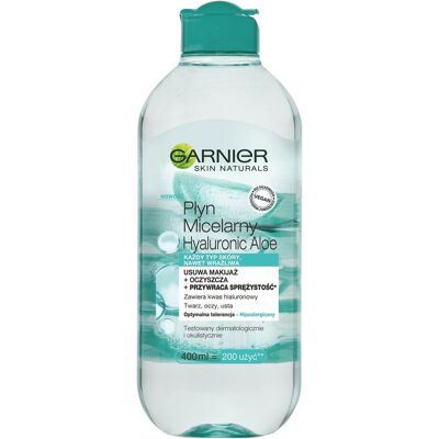 Garnier, Gesichtsreinigung, Hyaluronic Aloe micellar liquid for all skin types 400ml (400 ml) Garnier, Gesichtsreinigung, Hyaluronic Aloe micellar liquid for all skin types 400ml (400 ml)