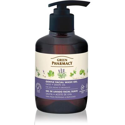 Schubiger, Gesichtsreinigung, Gentle Gel Face Wash Sage 270ml Green Pharmacy (Reinigungstücher Gesicht) Schubiger, Gesichtsreinigung, Gentle Gel Face Wash Sage 270ml Green Pharmacy (Reinigungstücher Gesicht)