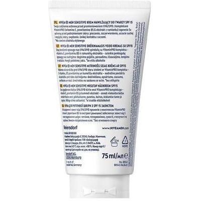 NIVEA, Gesichtsserum, Men Cream 75ml Sensitive Face Spf15 (75 ml) NIVEA, Gesichtsserum, Men Cream 75ml Sensitive Face Spf15 (75 ml)