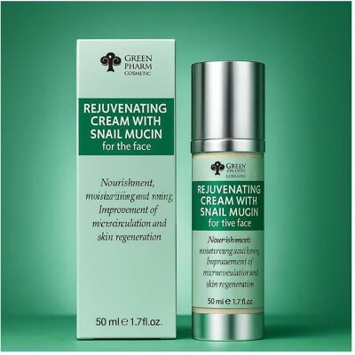 Bielenda, Gesichtscreme, GREEN PHARM COSMETICS Rejuvenating Cream With Snail Mucin krem do twarzy 50ml (50 ml) Bielenda, Gesichtscreme, GREEN PHARM COSMETICS Rejuvenating Cream With Snail Mucin krem do twarzy 50ml (50 ml)