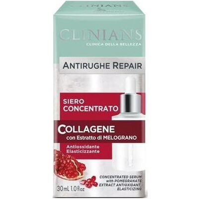 Clinians, Gesichtsserum, Anti-Falten-Reparaturserum mit Colalgen und Granatapfelextrakt 30ml (30 ml) Clinians, Gesichtsserum, Anti-Falten-Reparaturserum mit Colalgen und Granatapfelextrakt 30ml (30 ml)