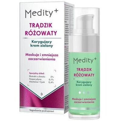 Mokann Cosmetics, Gesichtscreme, Medity Rosacea Correcting Green Face Cream 30ml (30 ml) Mokann Cosmetics, Gesichtscreme, Medity Rosacea Correcting Green Face Cream 30ml (30 ml)